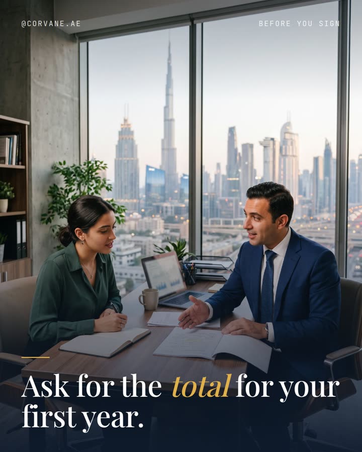 Ask for the total for your first year.