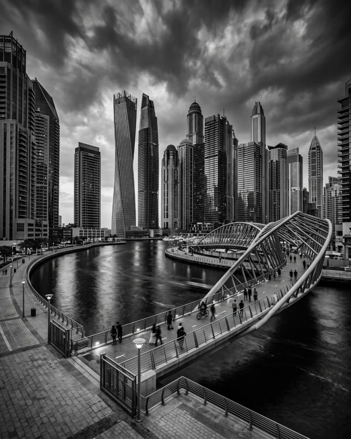 The canal in Business Bay