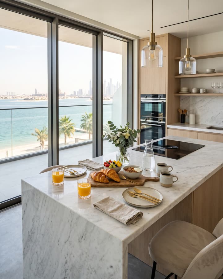 Breakfast set for two