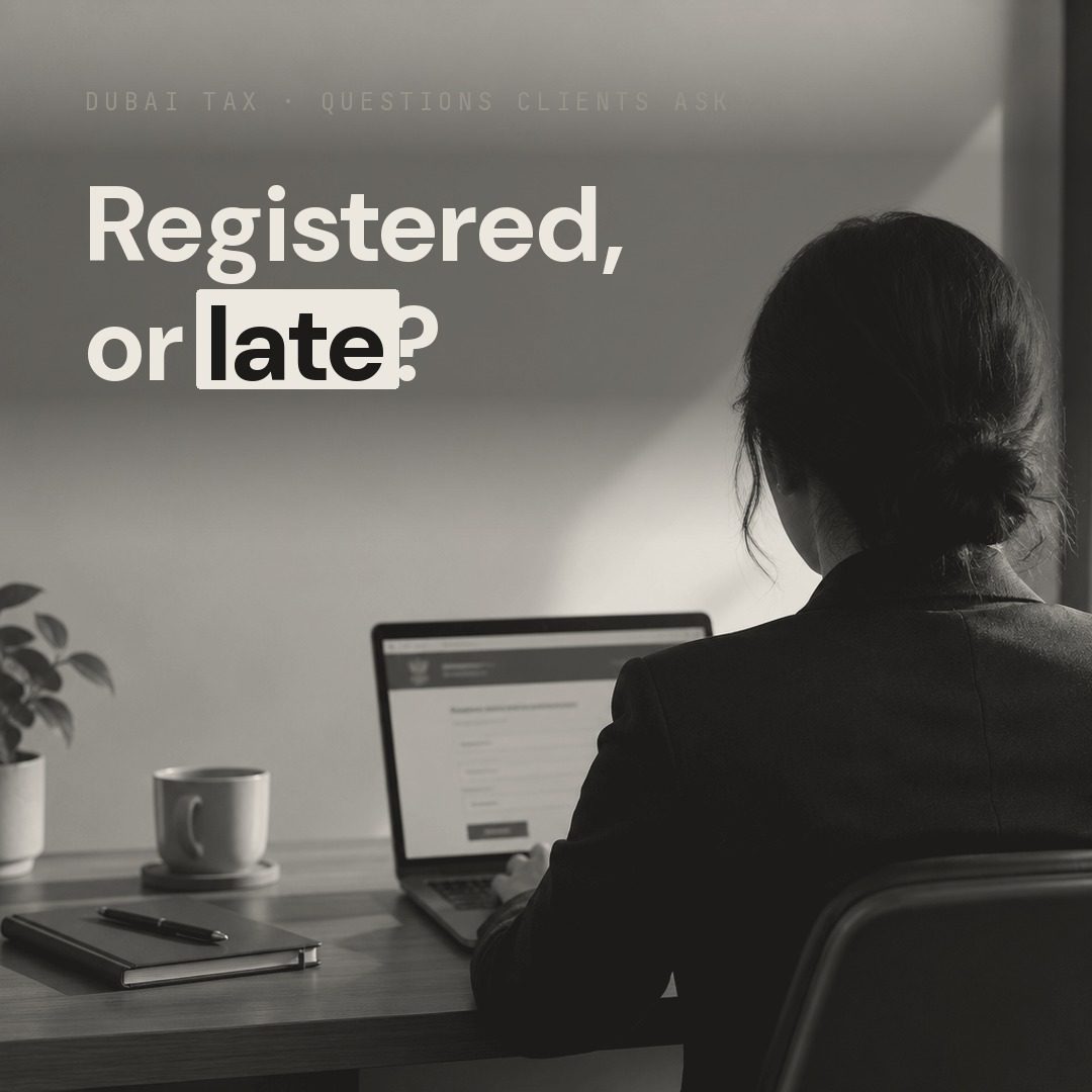 Registered, or late?