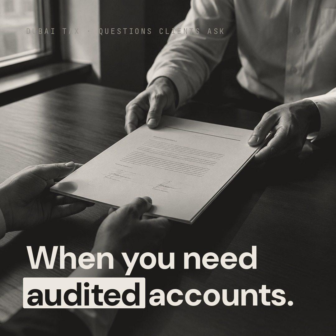 When you need audited accounts