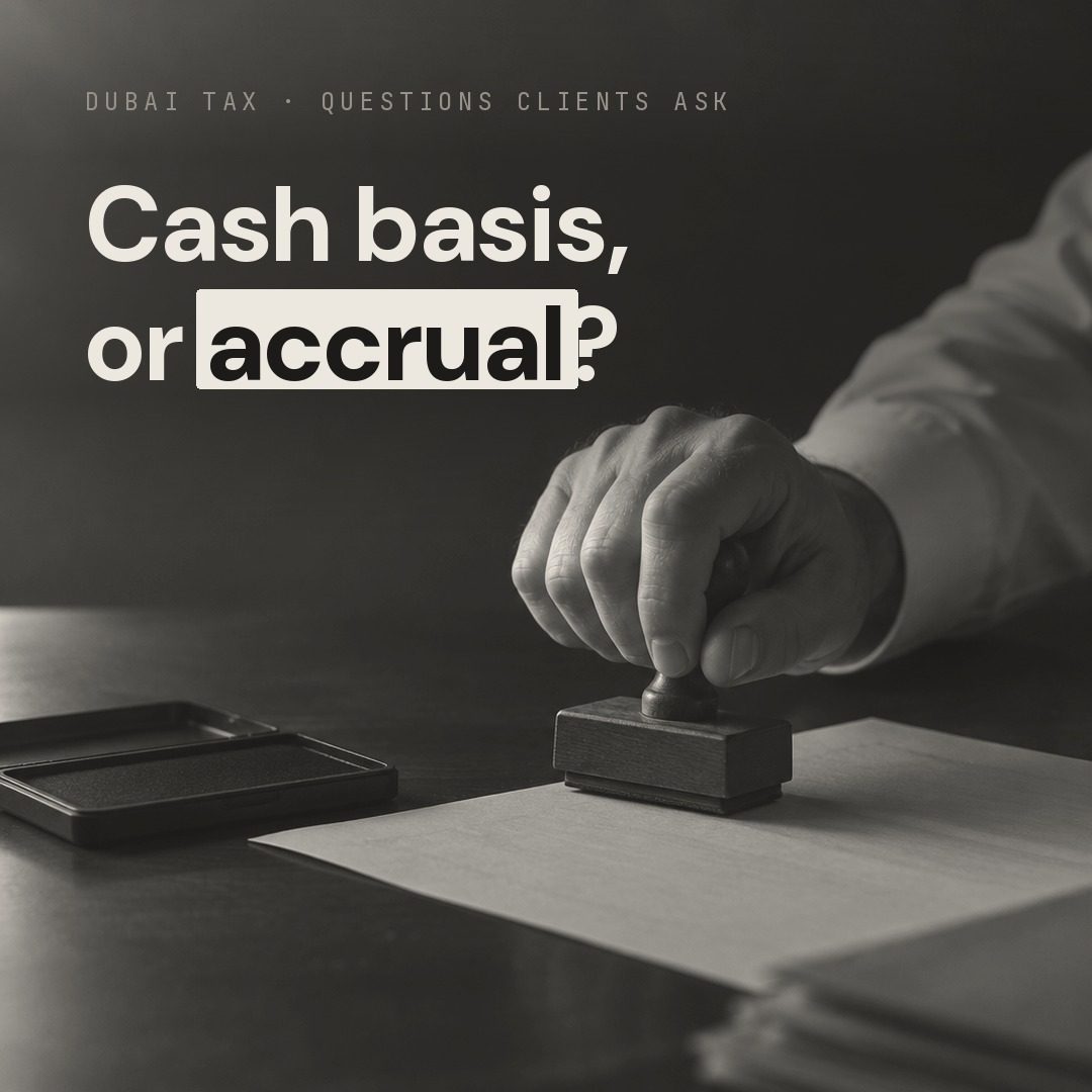 Cash basis or accrual basis