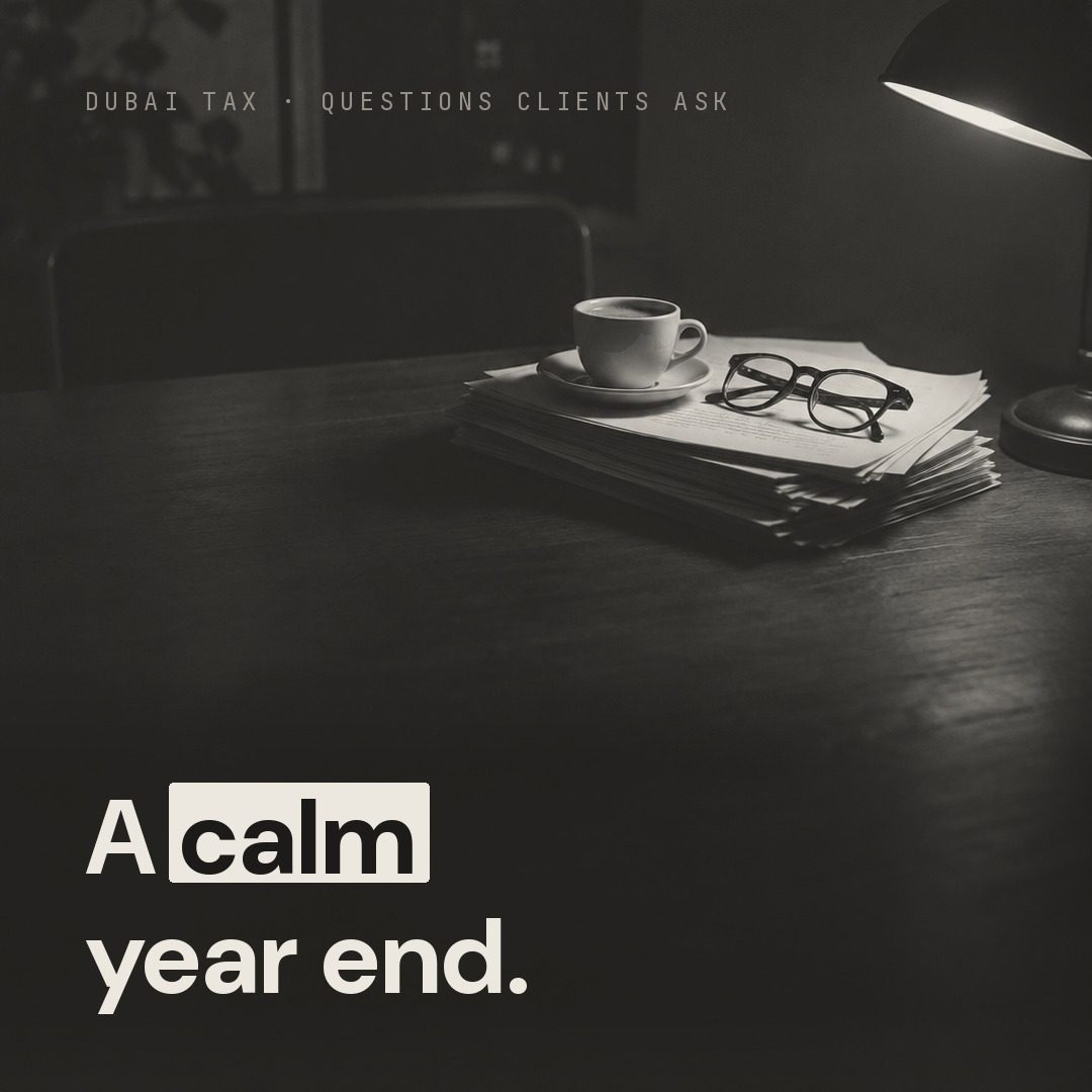 A calm year end close