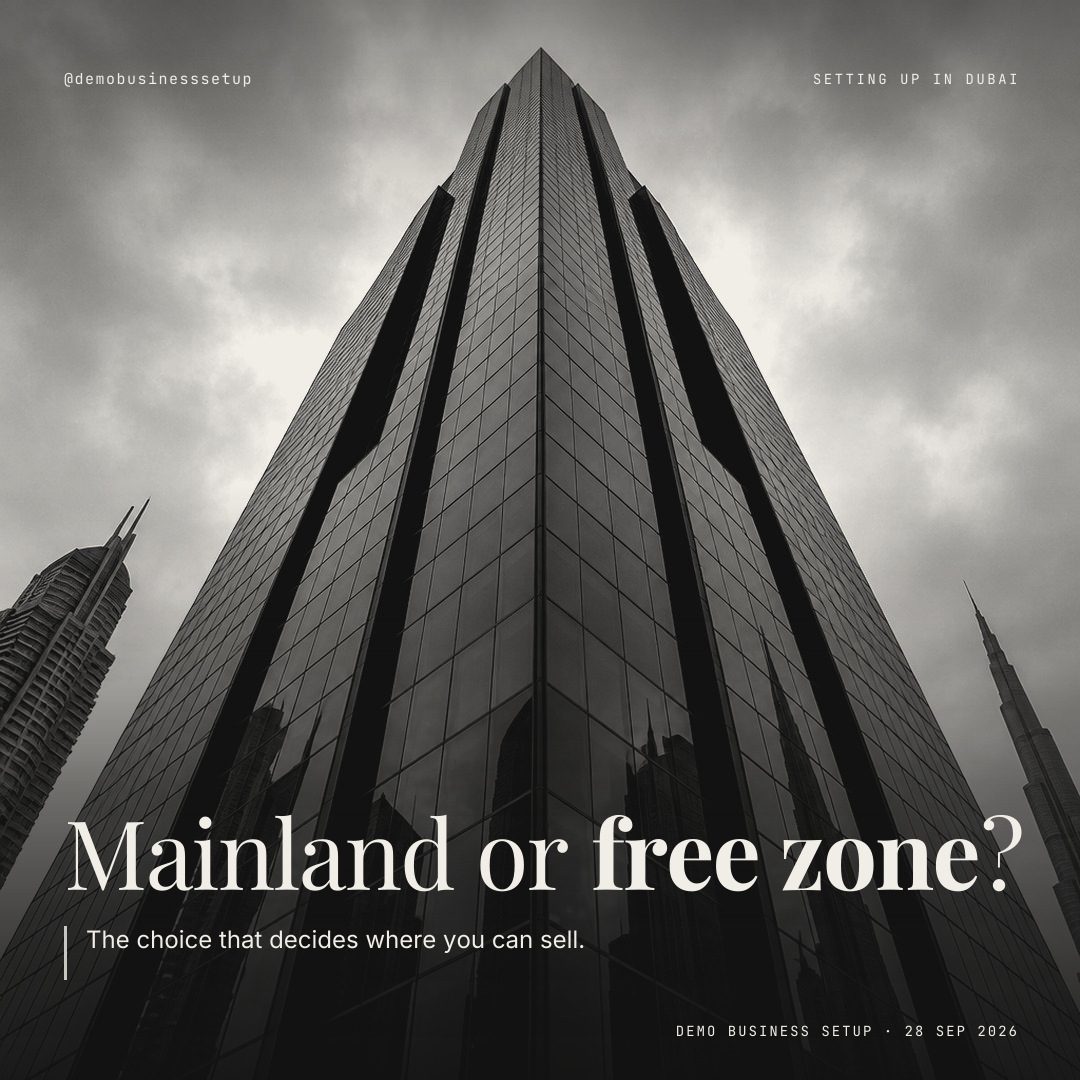 Mainland or free zone?