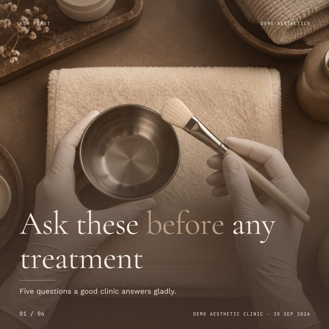 Ask these before any treatment