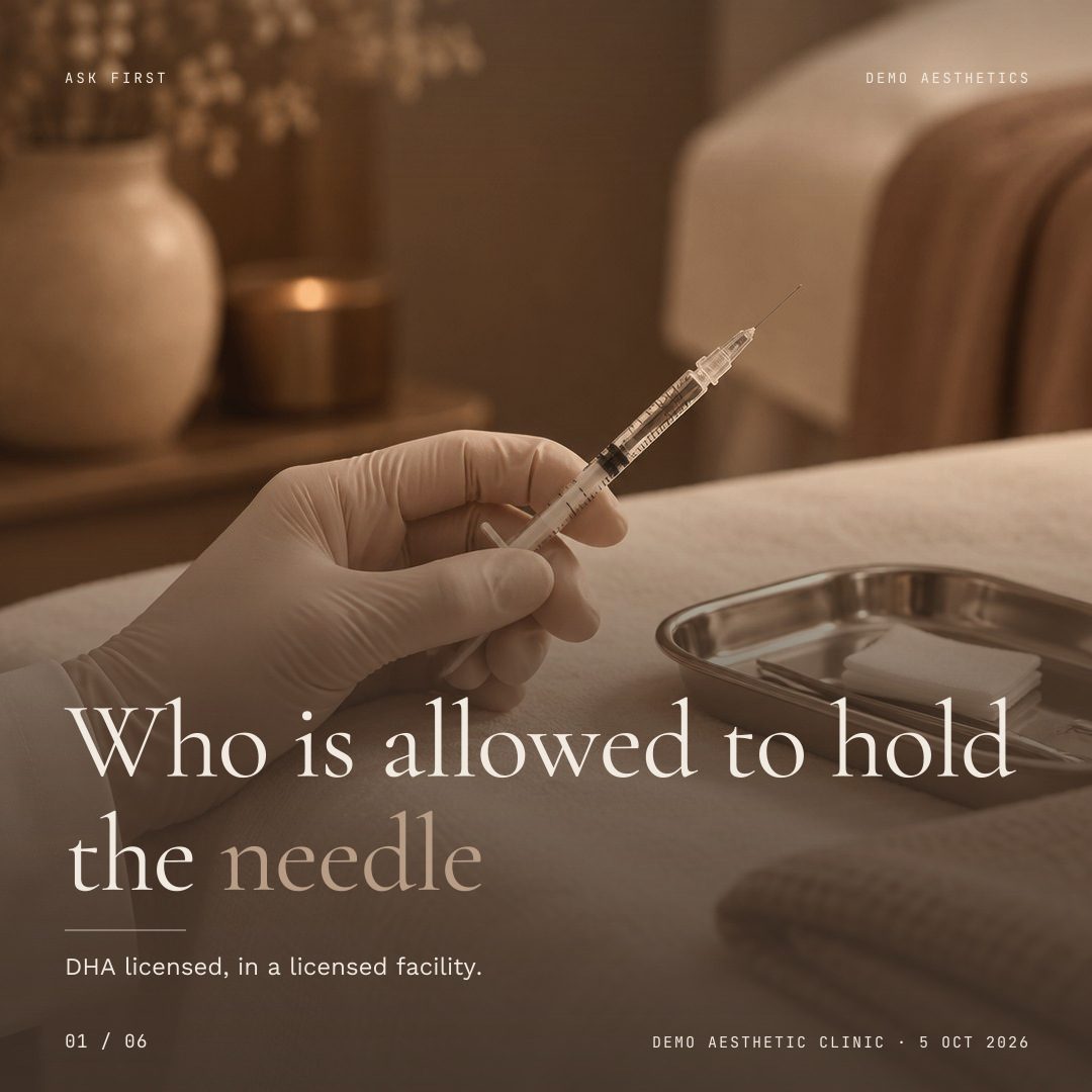 Who is allowed to hold the needle