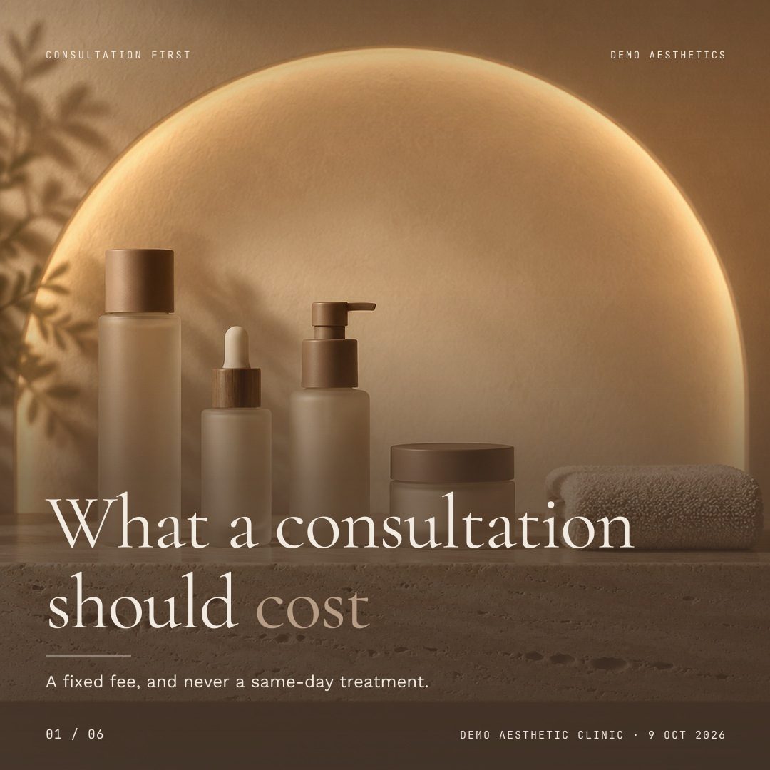What a consultation should cost