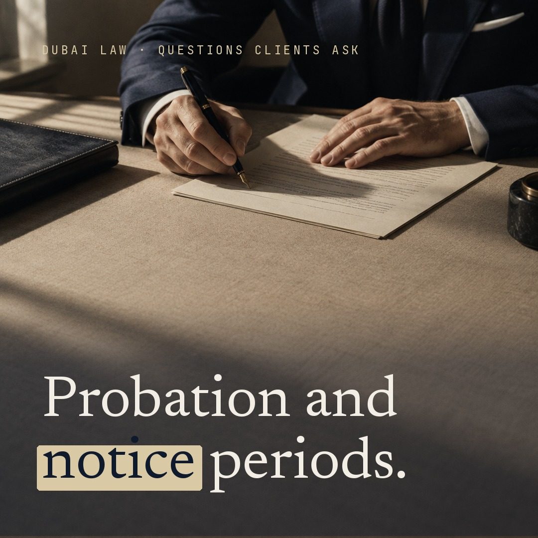 Probation and notice periods