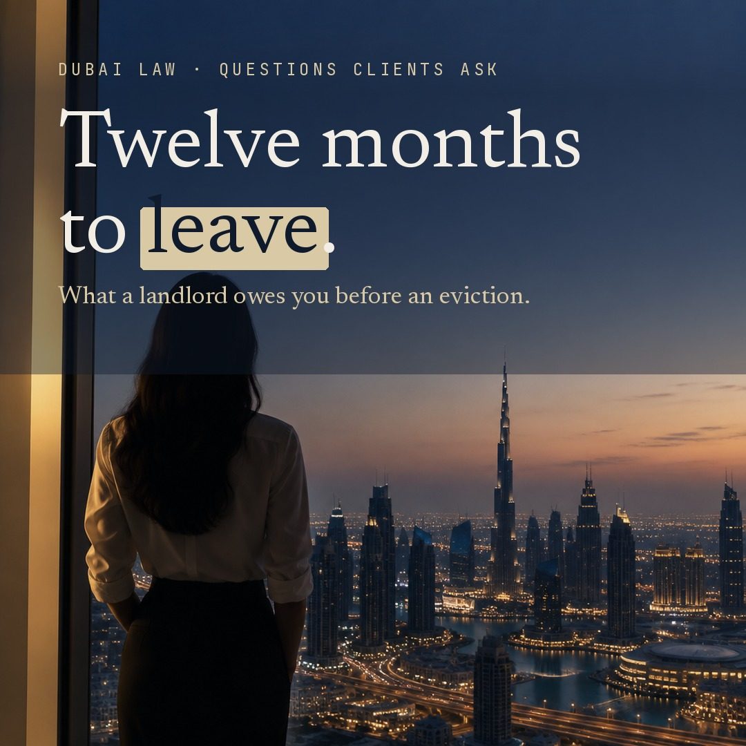 Twelve months to leave