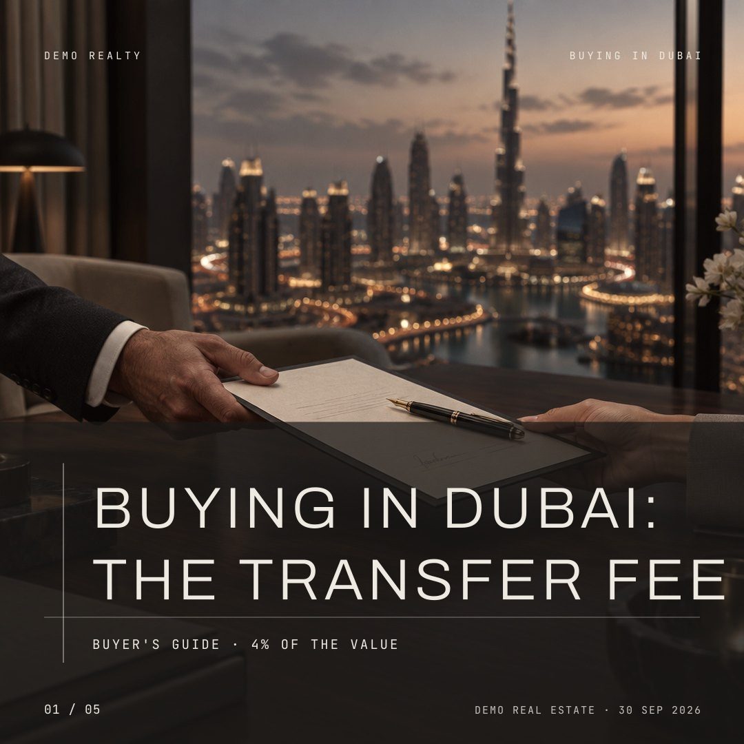 Buying: the transfer fee